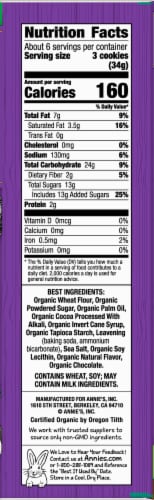 Annie's™ Homegrown Organic Grabbits Chocolate Sandwich Cookies Perspective: right