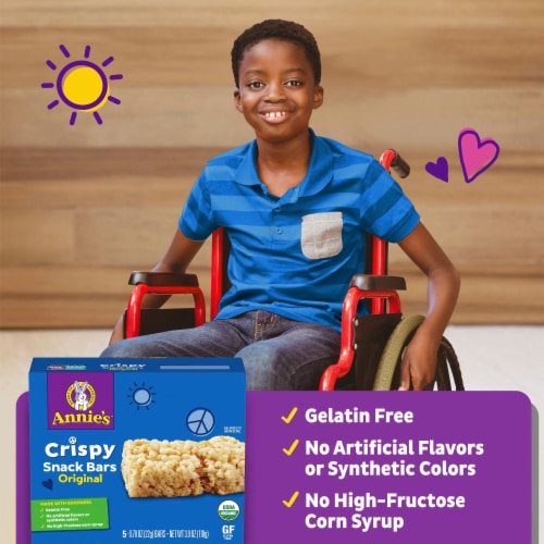 Annie's Crispy Granola bars Perspective: right