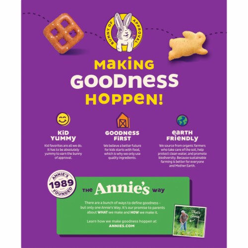 Annie's Organic Assorted Crackers and Pretzels Snack Mix Perspective: right