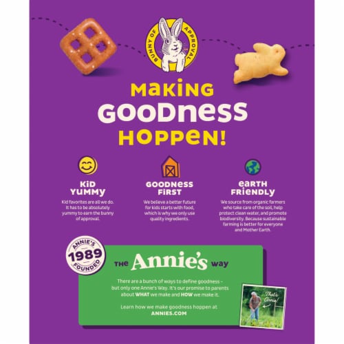 Annie's Organic Assorted Crackers and Pretzels Snack Mix Perspective: right