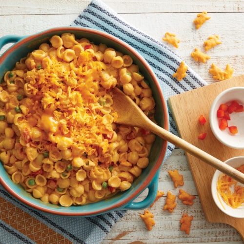 Annie's Shells and Real Aged Cheddar Mac and Cheese Perspective: right