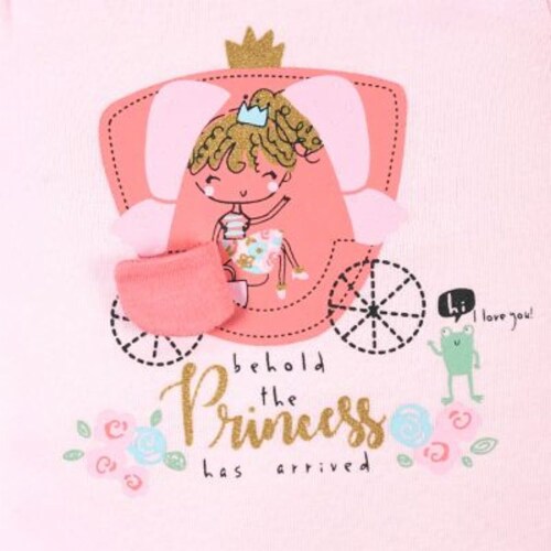 Gerber® Onesies® Princess Bodysuits - Pink Perspective: right