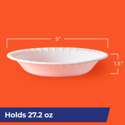 Hefty® Extra Deep & Large Everything Foam Bowls Perspective: right
