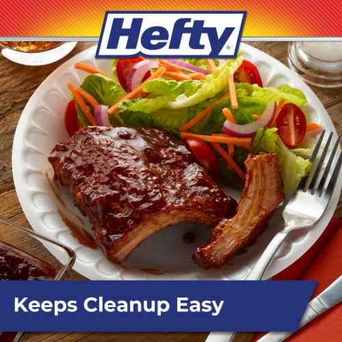 Hefty® Everyday™ Soak Proof Foam Plates Perspective: right