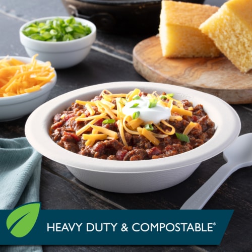 Hefty® EcoSave™ Compostable Bowls Perspective: right
