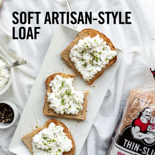 Dave's Killer Bread Organic Thin Sliced White Bread Done Right Artisan Style Bread Perspective: right