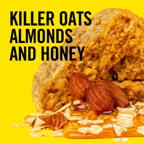 Dave's Killer Bread Oat-Rageous Honey Almond Organic Snack Bars Perspective: right