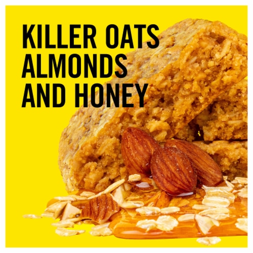 Dave's Killer Bread Oat-Rageous Honey Almond Organic Snack Bars, Individually Wrapped Snack Bar Perspective: right