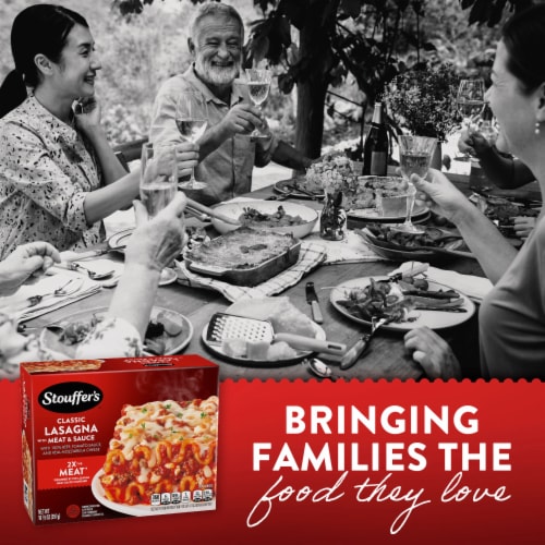 Stouffer's Lasagna with Meat & Sauce Frozen Meal Perspective: right
