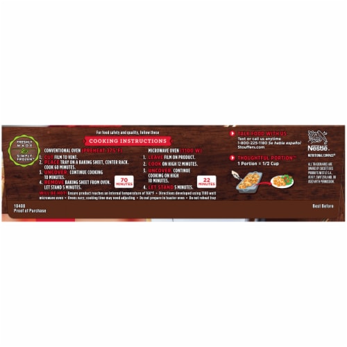 Stouffer's Holiday Collection Cheddar Bacon Potatoes Frozen Side Dish Perspective: right