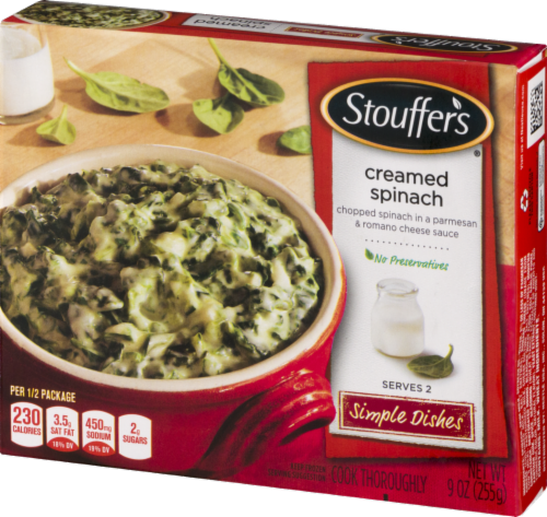 Stouffer's Simple Dishes Creamed Spinach Perspective: right