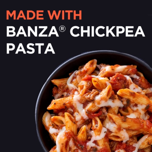 Life Cuisine Gluten Free Pasta Bolognese Made with Banza Pasta Bowl Frozen Meal Perspective: right