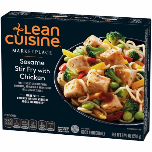 Lean Cuisine Marketplace Sesame Stir Fry with Chicken Frozen Meal Perspective: right