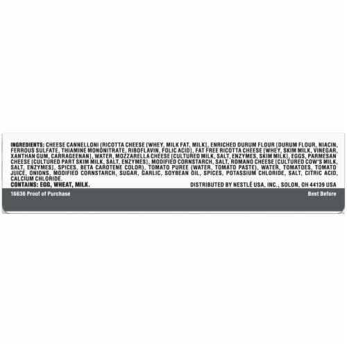 Lean Cuisine Favorites Four Cheese Cannelloni Frozen Meal Perspective: right