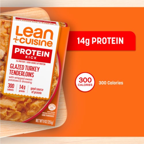 Lean Cuisine Glazed Turkey Tenderloins Frozen Dinner Protein Kick Bowl Perspective: right