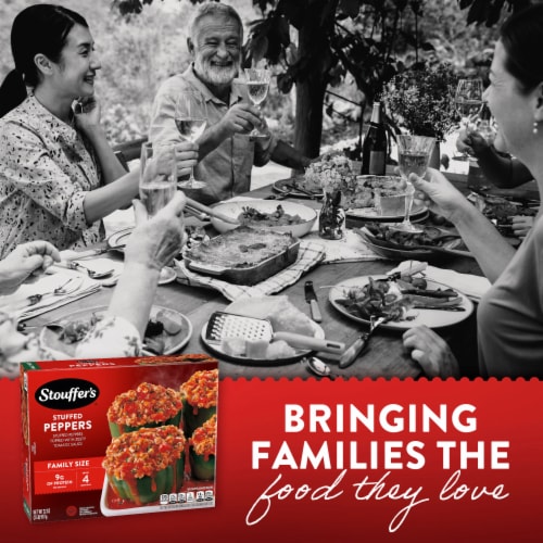 Stouffer's Family Size Stuffed Peppers Frozen Meal Perspective: right