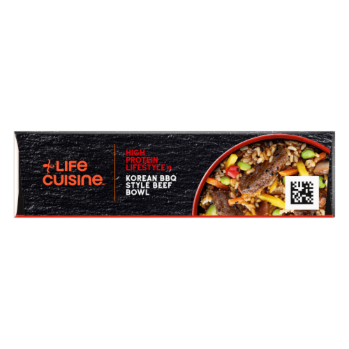 Life Cuisine Korean Style BBQ Beef Bowl Frozen Meal Perspective: right