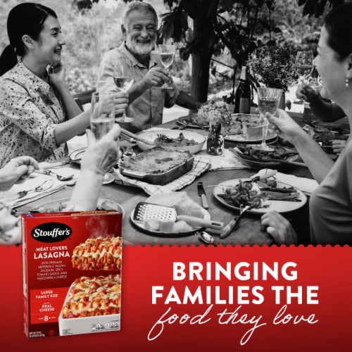 Stouffer's® Large Family Size Meat Lovers Lasagna Frozen Meal Perspective: right