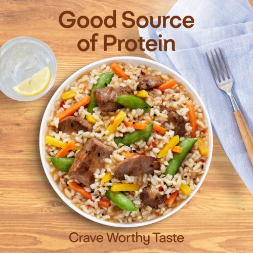 Lean Cuisine® Features Sweet & Spicy Korean-Style Beef Frozen Meal Perspective: right