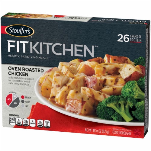 Stouffer's Fit Kitchen Oven Roasted Chicken Frozen Meal Perspective: right