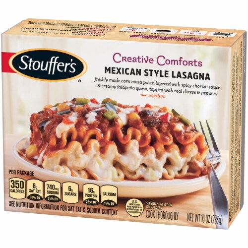 Stouffer's Creative Comforts Mexican Style Lasagna Perspective: right