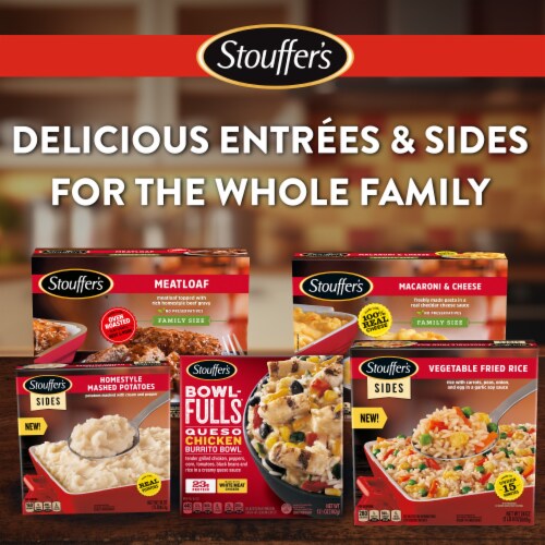 Stouffer's Bowl-Fulls Queso Chicken Burrito Bowl Perspective: right