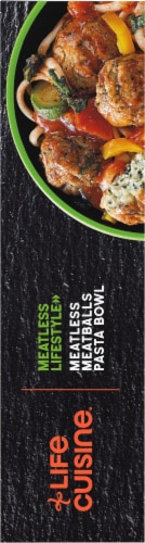 Life Cuisine™ Meatless Meatballs Pasta Bowl Frozen Meal Perspective: right