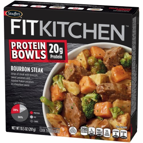 Stouffer's Fit Kitchen Bourbon Steak Bowl Perspective: right