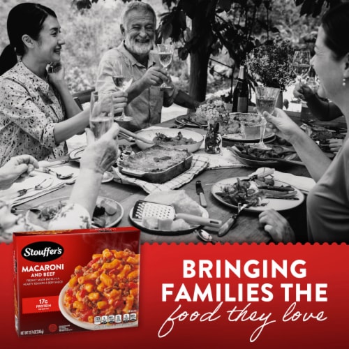 Stouffer's Macaroni and Beef Frozen Meal Perspective: right