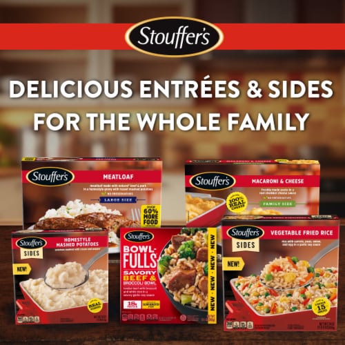 Stouffer's Classic Meatloaf Frozen Meal Perspective: right
