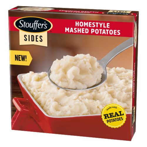 Stouffer's® Mashed Potatoes Frozen Side Perspective: right