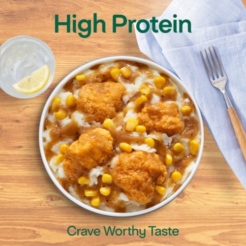Lean Cuisine® Bowls Oven Fried Chicken with Mashed Potatoes Frozen Meal Perspective: right