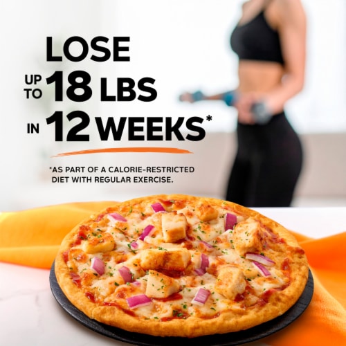 Lean Cuisine Signature BBQ Recipe Chicken Pizza Personal Pizza Perspective: right