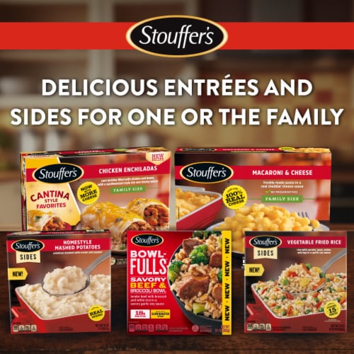 Stouffer's® Family Size Chicken Enchiladas Frozen Meal Perspective: right
