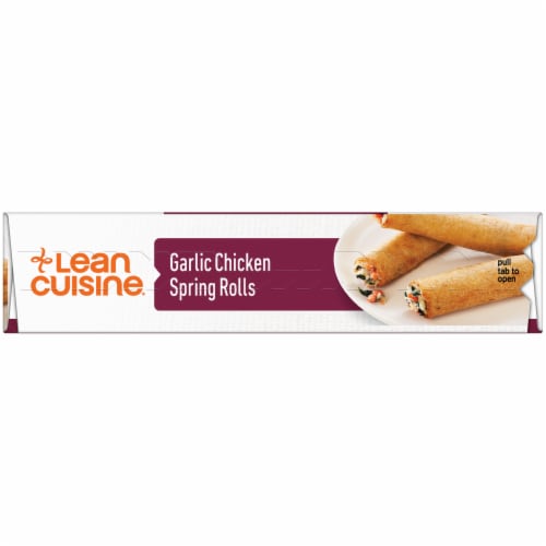 Lean Cuisine Features Garlic Chicken Spring Rolls Perspective: right