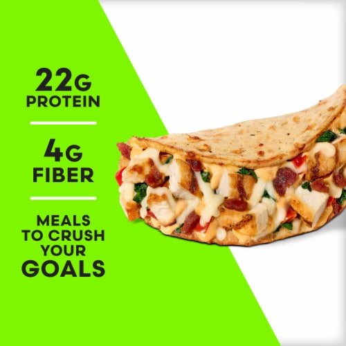 Vital Pursuit Cauliflower Crust Chicken Bacon Ranch Piada High Protein Meal Air Fryer Ready Perspective: right