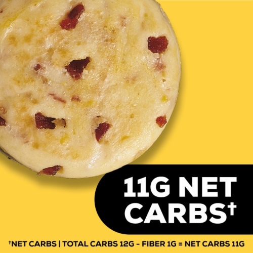 Life Cuisine Uncured Turkey Bacon & Aged White Cheddar Egg Bites Frozen Meal Perspective: right