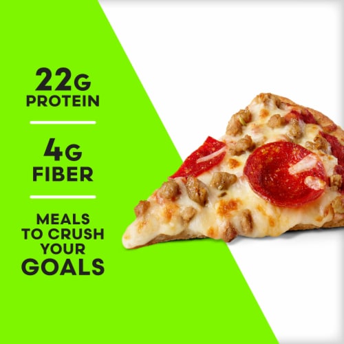 Life Cuisine Gluten Free Cauliflower Crust Three Meat Frozen Pizza Perspective: right