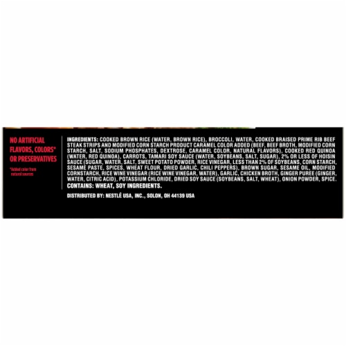 Stouffer's Fit Kitchen Beef with Broccoli Protein Bowl Frozen Meal Perspective: right