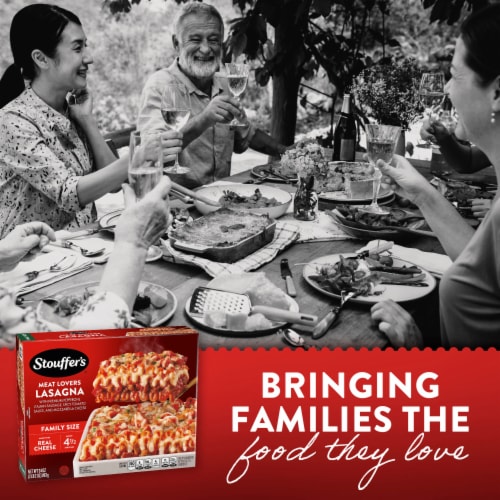 Stouffer's® Family Size Meat Lovers Lasagna Frozen Meal Perspective: right