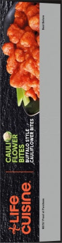 Life Cuisine Buffalo Style Cauliflower Bites Frozen Appetizer Frozen Meal Perspective: right