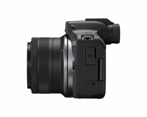 Canon EOS STM Lens Kit Mirrorless Camera- Black Perspective: right