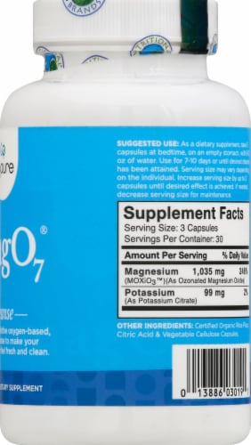 NBpure Pure Vegan Aerobic Life mag07® Oxygen Detox Cleanse Capsules Perspective: right