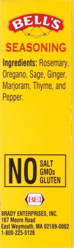 Bell's Natural Seasoning Perspective: right