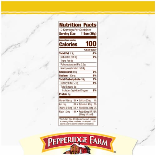 Pepperidge Farm Bakery Classics Potato Slider Buns Perspective: right