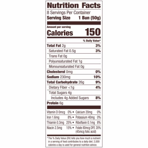 Pepperidge Farm® Bakery Classics Top Sliced Sweet Hawaiian Hot Dog Buns Perspective: right
