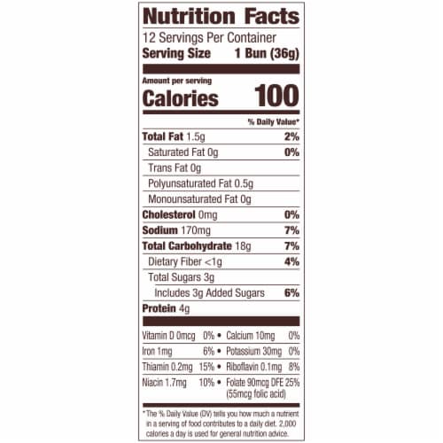 Pepperidge Farm Sweet Hawaiian Slider Buns, 12-Pack Bag Perspective: right