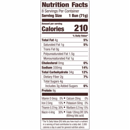 Pepperidge Farm Farmhouse® Hearty White Hamburger Buns Perspective: right