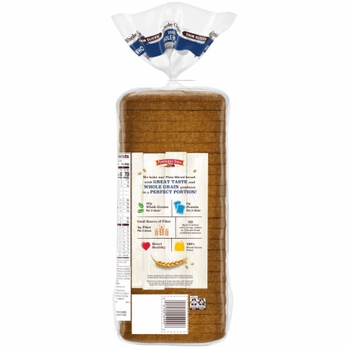 Pepperidge Farm Thin Sliced Whole Wheat Whole Grain Bread Perspective: right