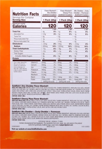 Pepperidge Farm® Goldfish® Baked Snack Crackers Bold Mix Variety Pack Perspective: right